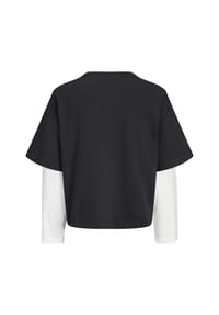 ORIGINALS by JACK & JONES - Langarmshirt, Baumwolle, für Kinder - BLACK