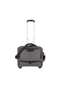 DERMATA - 2 Rollen Businesstrolley 44 cm Laptopfach - grau