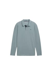 TOM TAILOR - Langarmshirt, Polokragen, für Herren - 10668 BLUE