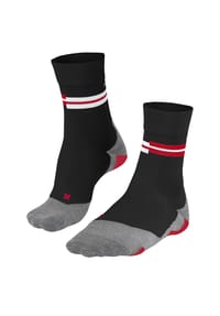 FALKE - RU5 Lightweight Short Socken, feuchtigkeitsableitend, für Herren - 3011 BLACK-FLAMES