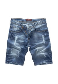 Rock Creek - Shorts Jeansshorts Regular Fit - Blau