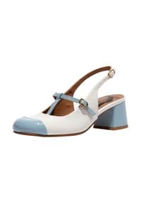 Fly London - Leder Pumps - Weiß/Blau