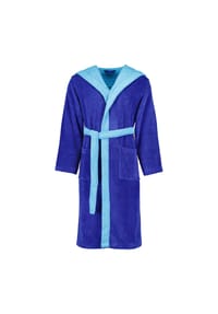 VOSSEN® - Bademäntel unisex Kapuze Poppy reflex blue/ice blue - 0035 - blau