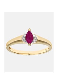 Diamant L'eternel - Ring, mit 0.01 ct Diamant, 375 Gelbgold - gold