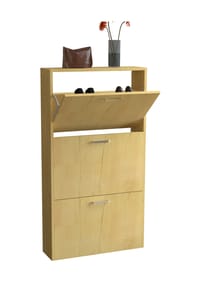 VCM. - Holz Regal Kipper Schuhregal Schuhschrank Schuhkipper 3 Sulos M - Anthrazit