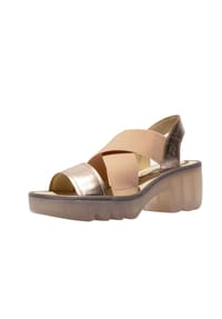 Fly London - Leder/Textil Sandalen - Bronze