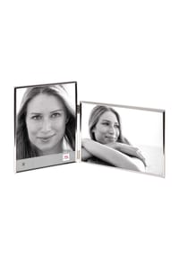 walther design - Portraitrahmen "Chloe", Samtrückwand - SILBER