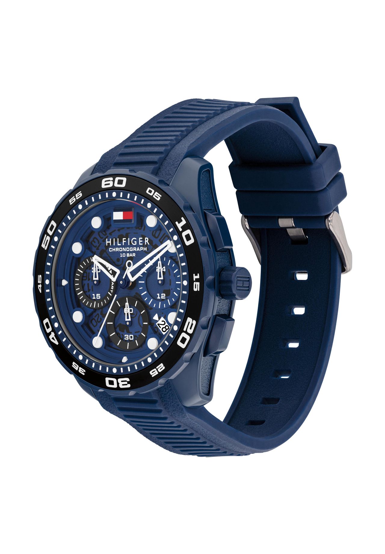 Tommy Hilfiger Herren Chronograph "1792232", Blau, 99