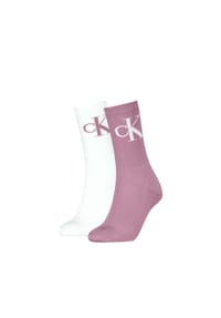 Calvin Klein - Socken, Doppelpack, für Damen - 001 BLACK