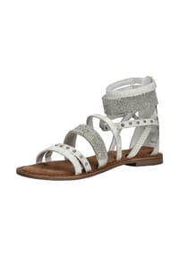 LAZAMANI - Leder Sandalen - Weiß