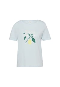 s.Oliver - T-Shirt, Baumwolle, für Damen - 01D0 WHITE
