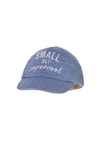 maximo® - BABY BOY-Cap Small Stickerei, Klettverschluß, Futter - blue washed