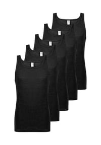 ESGE - Unterhemd / Tanktop 5er Pack - Feinripp Jeans - Marine