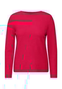 CECIL - Pullover, U-Boot-Ausschnitt, für Damen - 13474 VANILLA WHIT