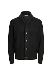 JACK & JONES - Cardigan Craig Strickjacke - schwarz