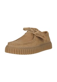 CLARKS® - Schnürschuhe Torhill mit stromlinienförmigem Schnürdesign - 5280 Dark Sand Lea