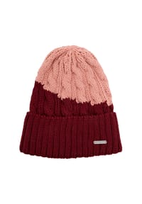 Stöhr - Beanie Editha, Emblem, für Damen - 04 WEINROT
