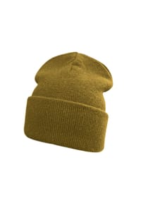 CAPO - Beanie, Wolle-Kaschmir Strick, doppellagig - black