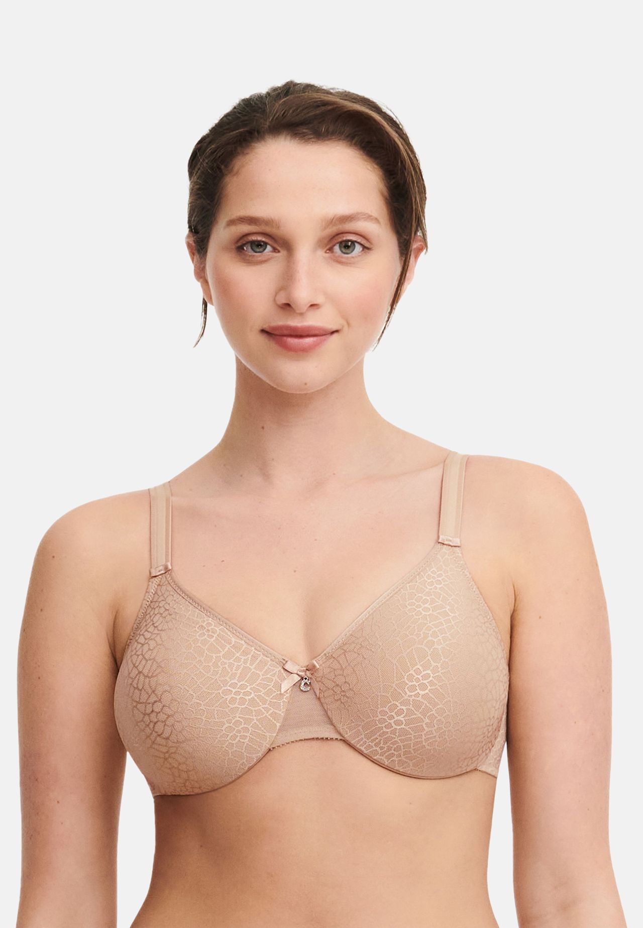 Chantelle Magnifique Chant Minimizer-Bh, Jaquard, Nahtlos, FüR Damen, Beige, 80G