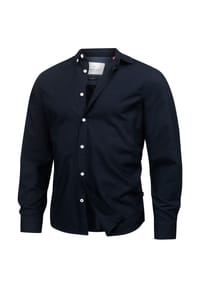 KRONSTADT - Hemd Langarm KSJohan Oxford - Black