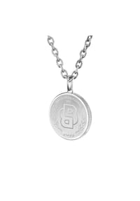 BOSS DOUBLE B COIN - Herren Kette, Edelstahl - SILBER