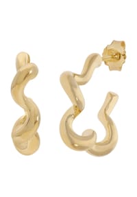 VANDENBERG - Damen Creolen, 925er Sterling Silber - GELBGOLD