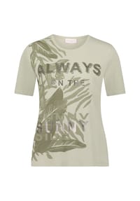 BETTY BARCLAY - Basic Shirt mit Aufdruck - Patch Cream /Khaki