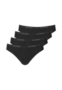 sloggi - Mini Slip / Unterhose 4er Pack Basic - Schwarz