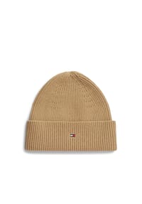 TOMMY HILFIGER - Strickmütze, Umschlag, für Damen - RBC KHAKI