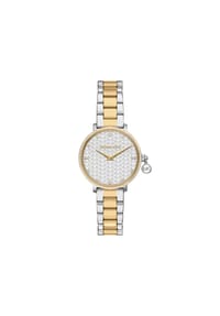 MICHAEL KORS PYPER - Michael Kors Damenuhr Pyper mit 2-Zeiger-Werk aus Bicolor-Edelstahl, MK7574 - Silber