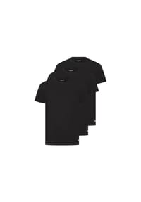 G-STAR RAW - Herren T-Shirt, 3er Pack - COVE, Rundhals, einfarbig - Schwarz