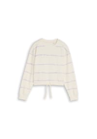 TOM TAILOR - Sweatshirt, Tunnelzug, für Kinder - 40097 WHITE LILAC