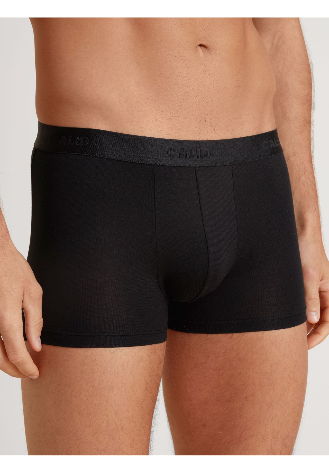 Calida Evolution Pants, Single Jersey, Softgummibund, FüR Herren, Schwarz, L