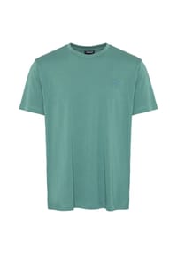 CHIEMSEE - T-Shirt mit dezentem Jumper-Motiv - 15-1360 SHOCK ORAN