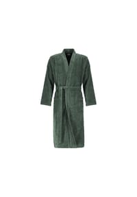 Cawö - Bademäntel Herren Kimono Streifen 5507 field - 47 - grün