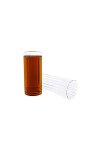 mulex® - Mulex Hitzebeständiges Riffel Glas - Transparent 2x