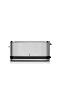 WMF - Langschlitz-Toaster, Brötchenaufsatz, 900 Watt - SILBER