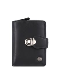 GREEN BURRY Spongy - Spongy Geldbörse Leder 9 cm - black
