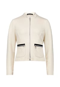 BETTY BARCLAY - Sweatjacke, Stehkragen, für Damen - 4697 MAROON BANNER