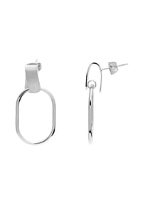 Adelia's - Adelia's Damen Ohrstecker aus poliertem Edelstahl - silber