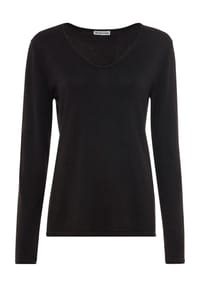 MANGUUN - Pullover "Jill", V-Ausschnitt, für Damen - DEEP BLACK