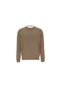 s.Oliver - Strickpullover, Rundhals-Ausschnitt, Logo-Stickerei, für Herren - BLACK/GREY