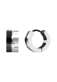 Adelia's - Damen Creolen aus Edelstahl - silber