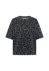 CECIL - T-Shirt Two-To, Baumwolle, für Damen - 17798 OLIVE GREEN