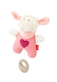 sigikid® - Mini-Spieluhr Schaf ,  für Babys und Kleinkinder - pink