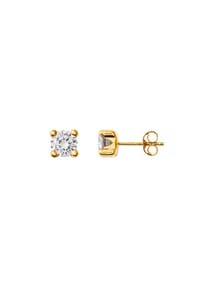 XENOX - Damen Ohrstecker, 375er Gelbgold - GELBGOLD
