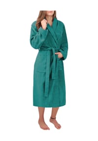 normani® - Damen Premium Bademantel Basic - Grau