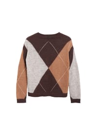 s.Oliver BLACK LABEL - Strickpullover, Rippblende, für Damen - 89X0 BROWN