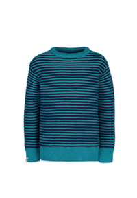 Band of Rascals - Strick 3D Stripe - navy-brick-red