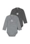 normani® 2er Pack Bio Baby-Body Langarm Wickelbody Bild 1
